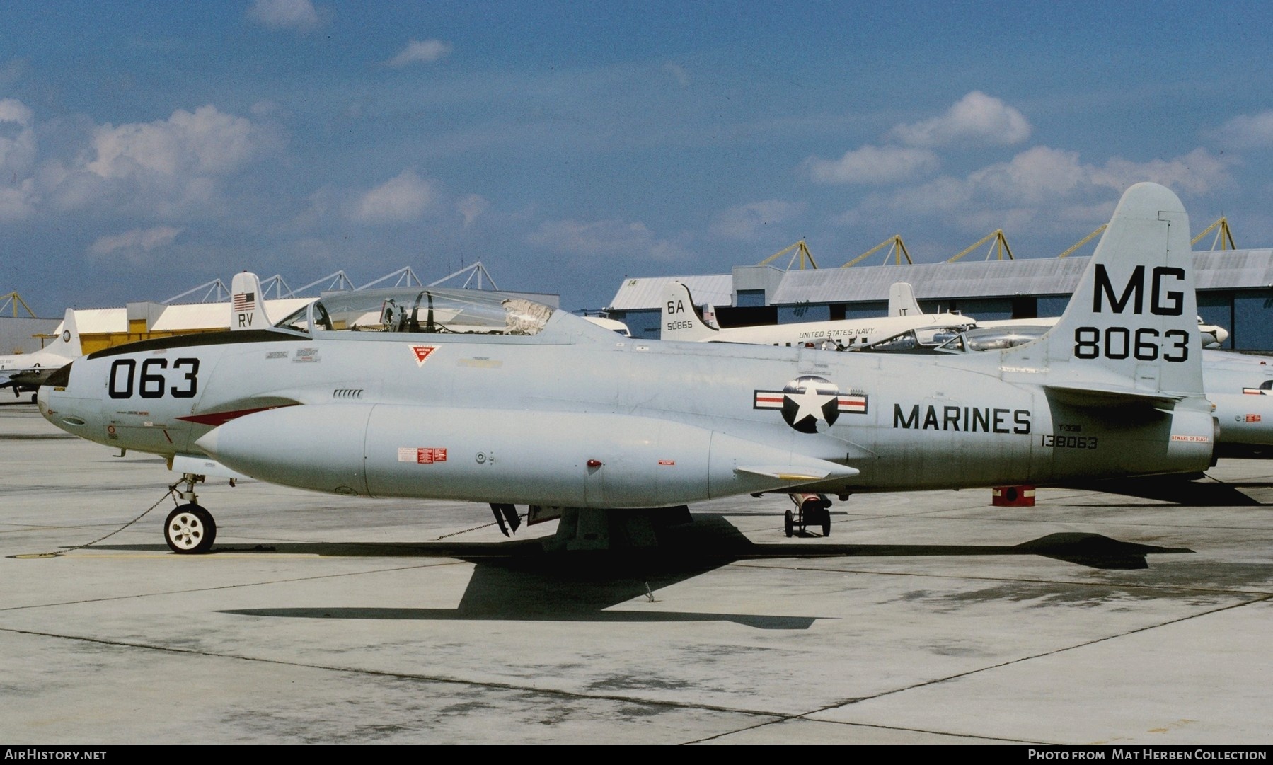 Aircraft Photo of 138063 | Lockheed TV-2 | USA - Marines | AirHistory.net #666888