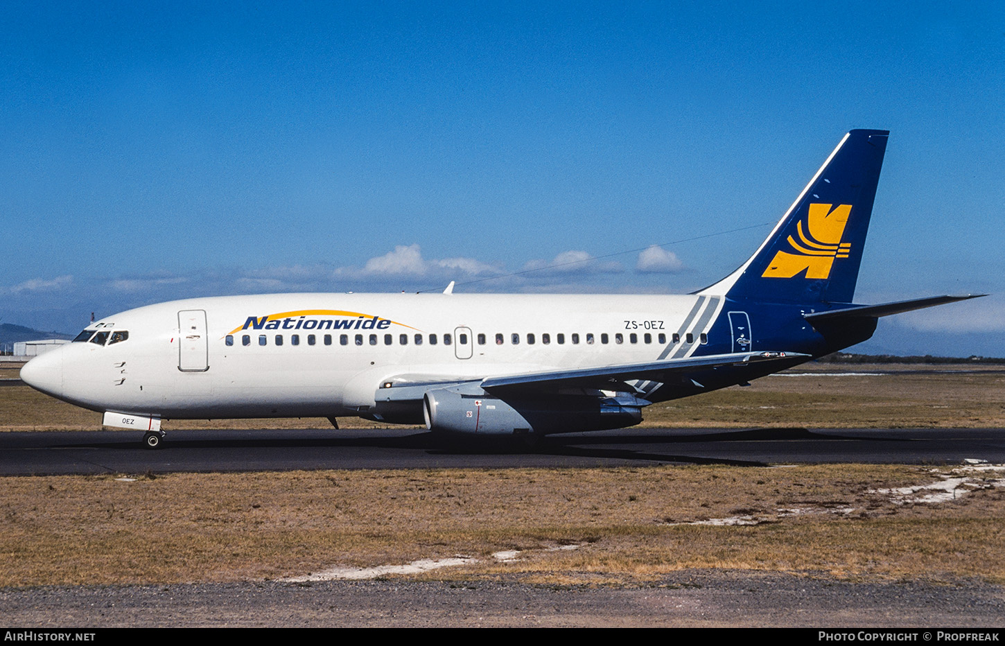 Aircraft Photo of ZS-OEZ | Boeing 737-230/Adv | Nationwide Airlines | AirHistory.net #666890
