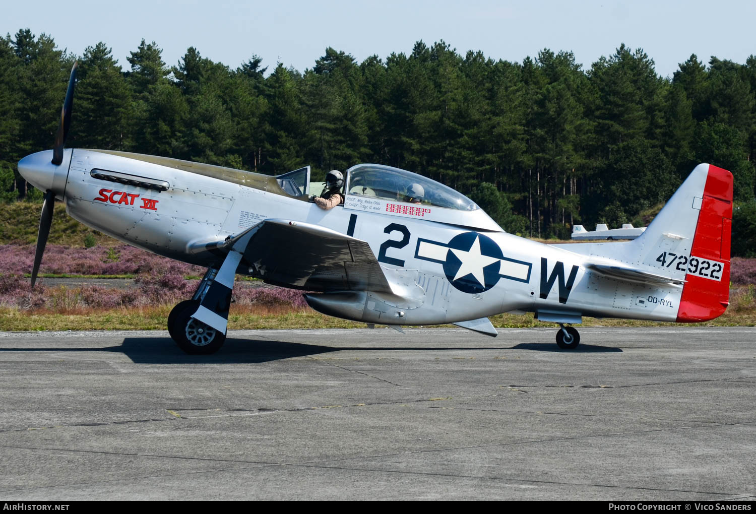 Aircraft Photo of OO-RYL / 472922 | North American TF-51D Mustang | USA - Air Force | AirHistory.net #666903