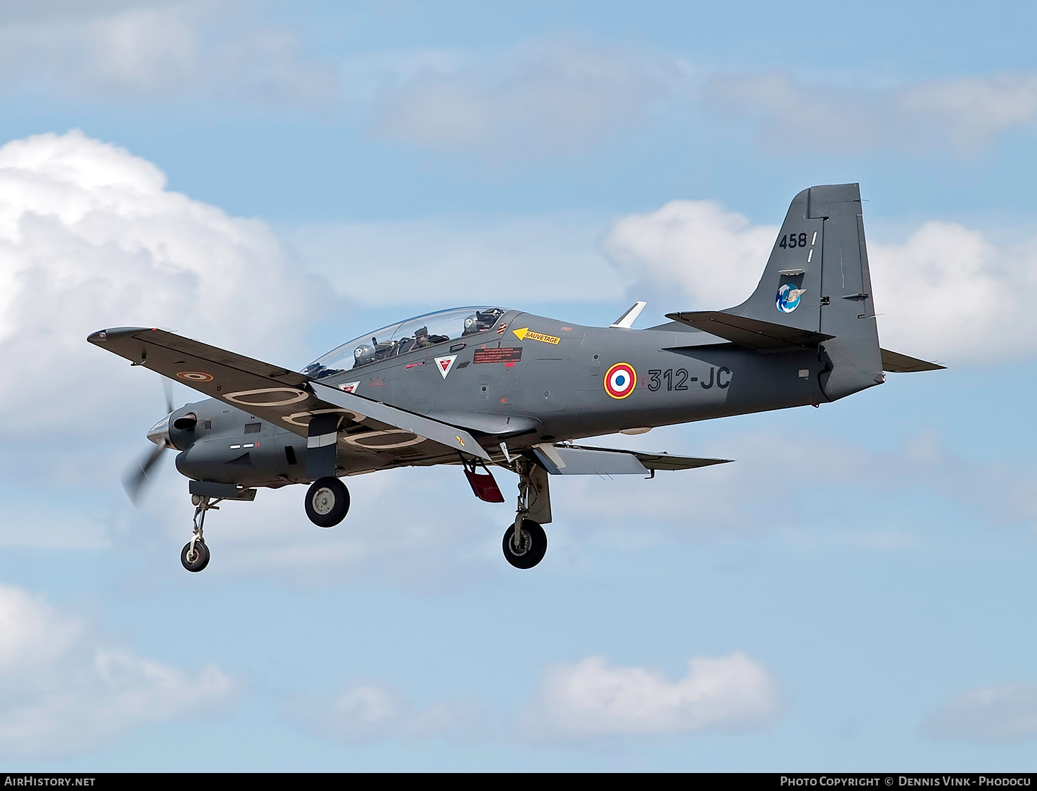 Aircraft Photo of 458 | Embraer EMB-312F Tucano | France - Air Force | AirHistory.net #666921