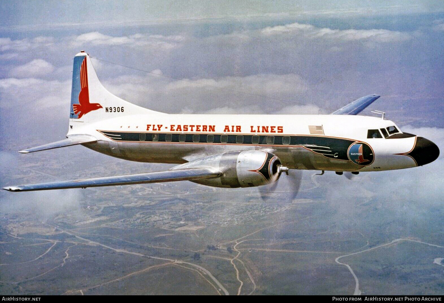 Aircraft Photo of N9306 | Convair 440-86 Metropolitan | Eastern Air Lines | AirHistory.net #666952