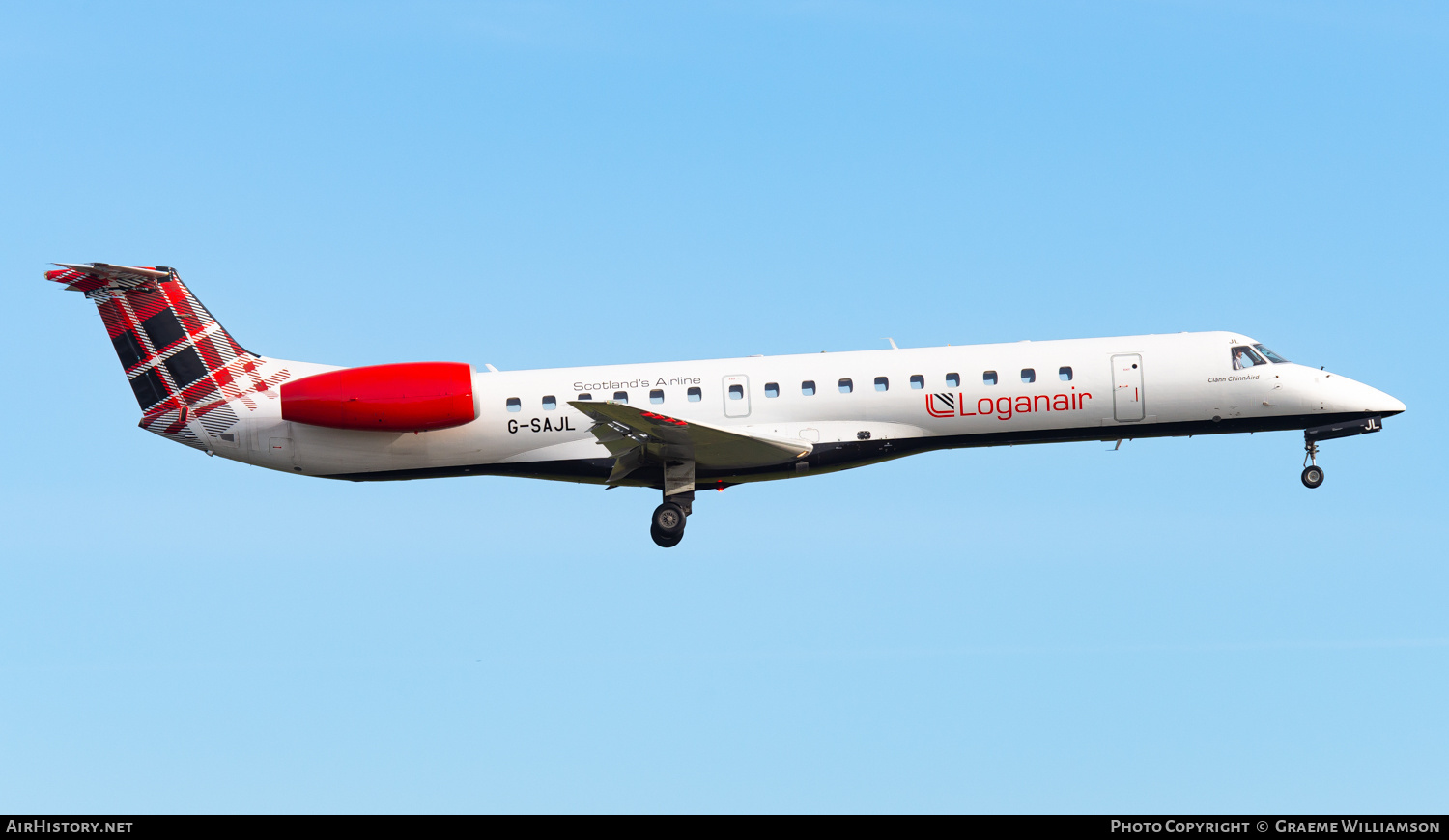 Aircraft Photo of G-SAJL | Embraer ERJ-145EP (EMB-145EP) | Loganair | AirHistory.net #666970