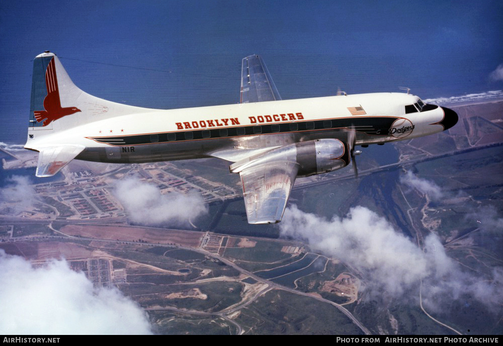 Aircraft Photo of N1R | Convair 440-86 Metropolitan | Brooklyn Dodgers | AirHistory.net #666984