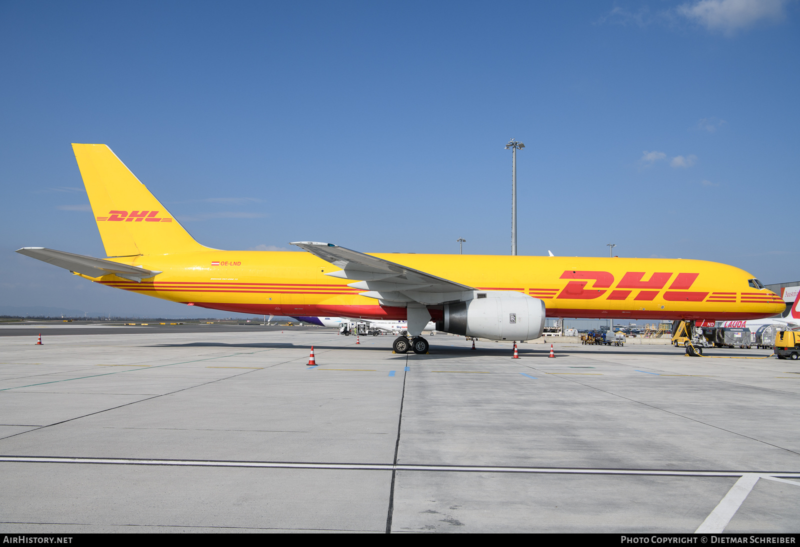 Aircraft Photo of OE-LND | Boeing 757-23N(PCF) | DHL International | AirHistory.net #666986