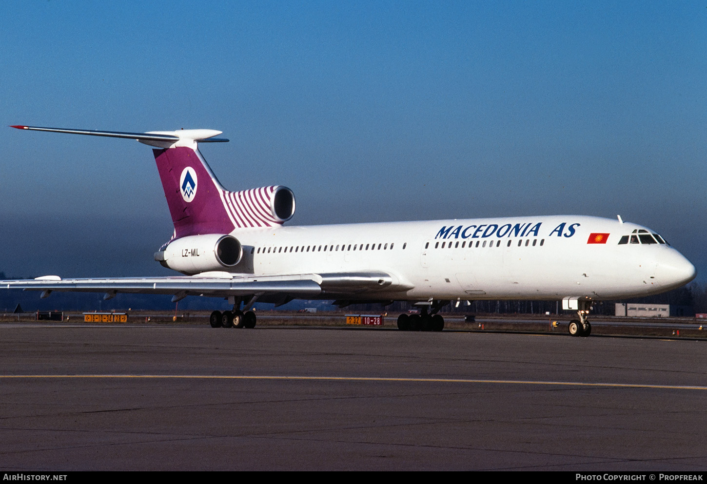 Aircraft Photo of LZ-MIL | Tupolev Tu-154M | Macedonia Air Service | AirHistory.net #667016