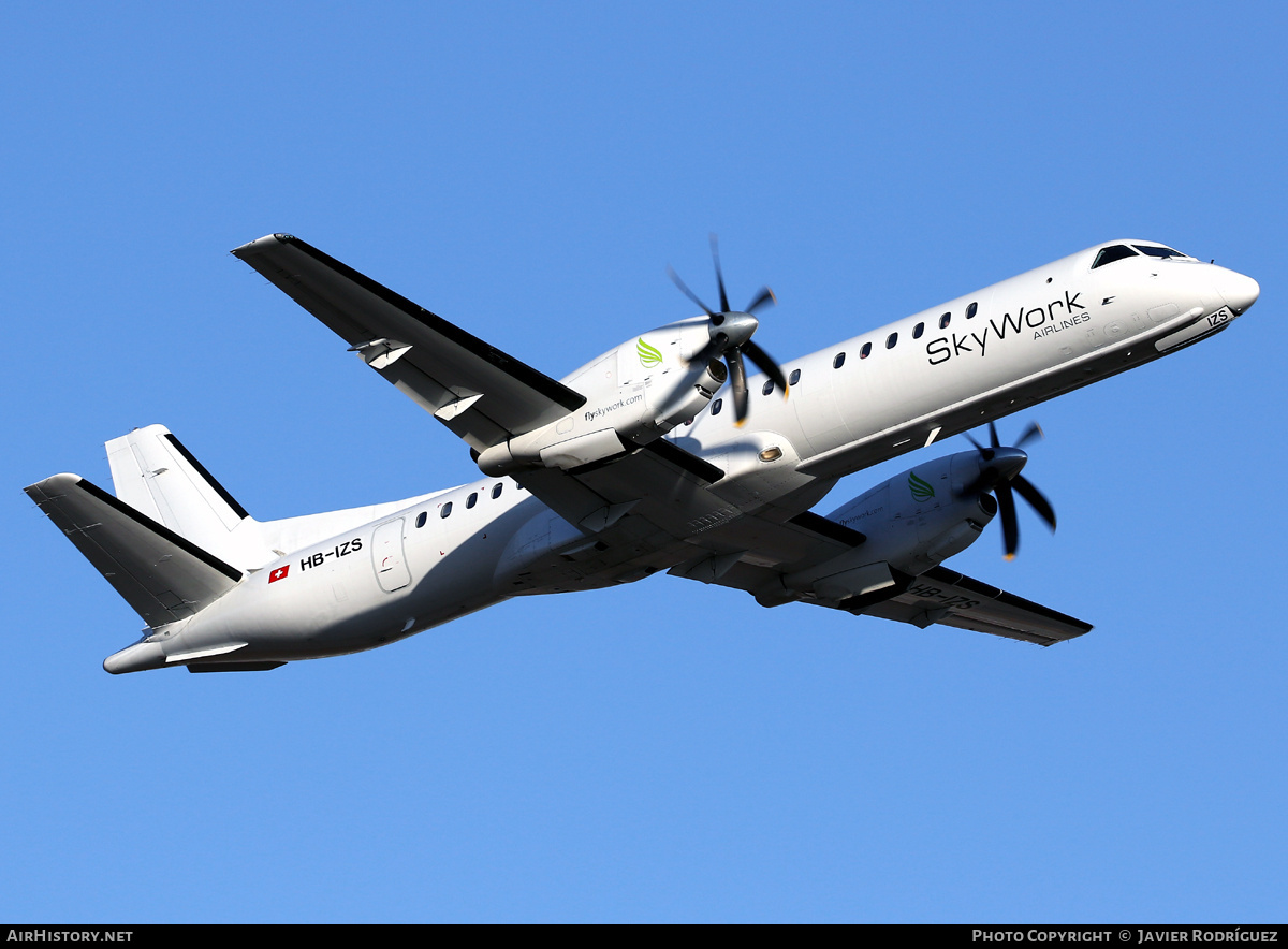 Aircraft Photo of HB-IZS | Saab 2000 | SkyWork Airlines | AirHistory.net #667060