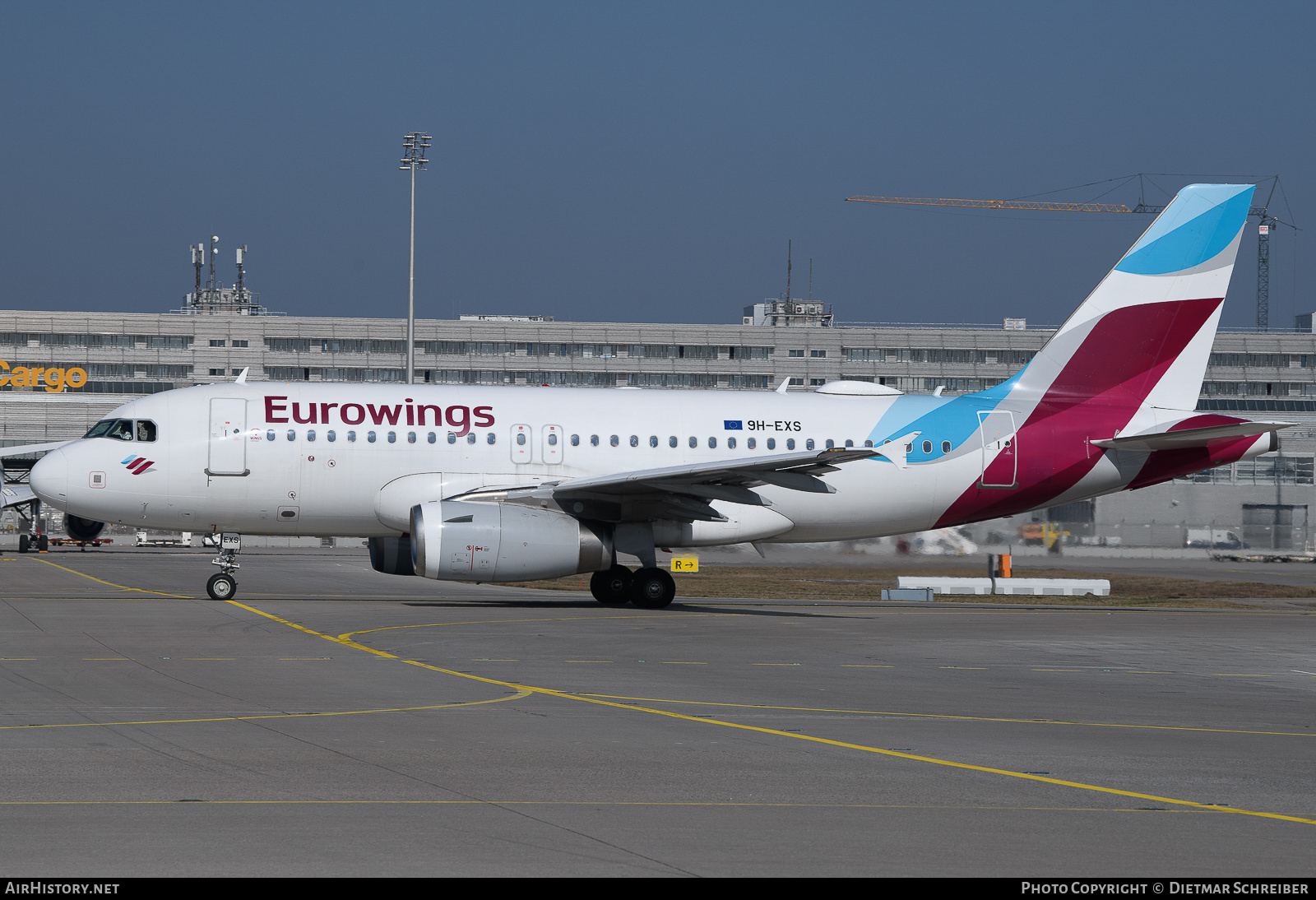 Aircraft Photo of 9H-EXS | Airbus A319-132 | Eurowings | AirHistory.net #667061