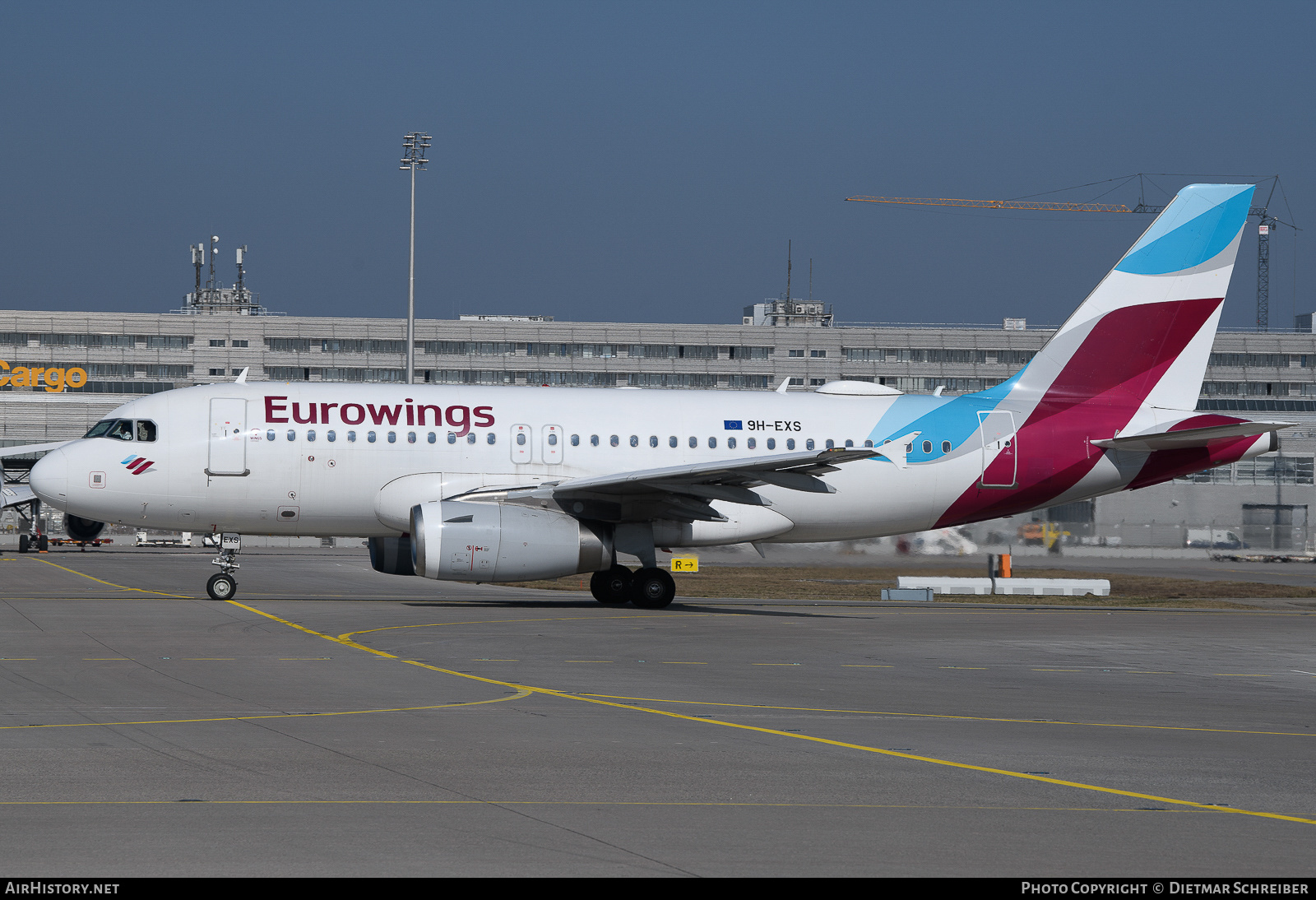 Aircraft Photo of 9H-EXS | Airbus A319-132 | Eurowings | AirHistory.net #667061