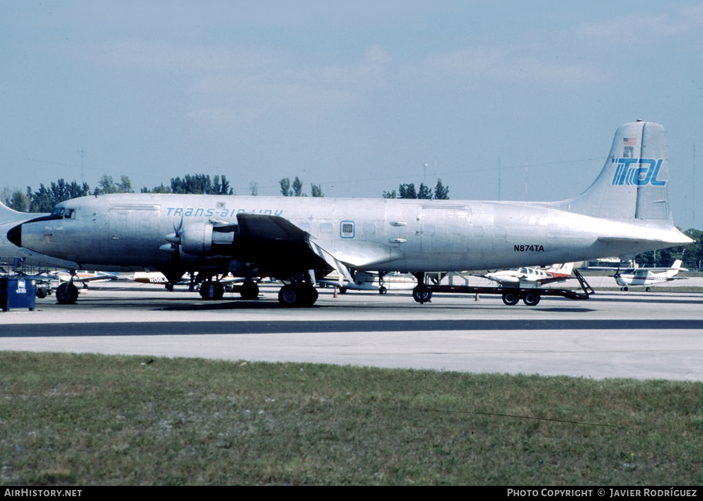 Aircraft Photo of N874TA | Douglas C-118A Liftmaster (DC-6A) | Trans-Air-Link - TAL | AirHistory.net #667062