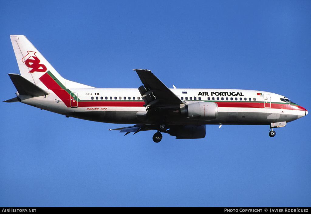 Aircraft Photo of CS-TIL | Boeing 737-382 | TAP Air Portugal | AirHistory.net #667070