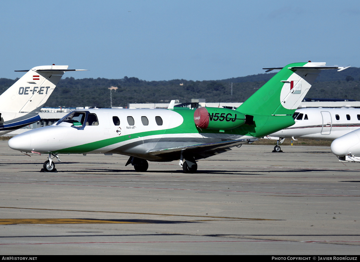 Aircraft Photo of N55CJ | Cessna 525 CitationJet | AirHistory.net #667089