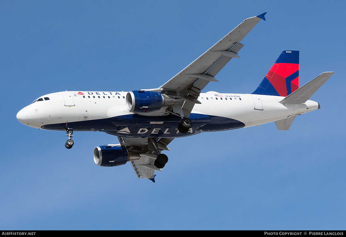 Aircraft Photo of N344NB | Airbus A319-114 | Delta Air Lines | AirHistory.net #667092