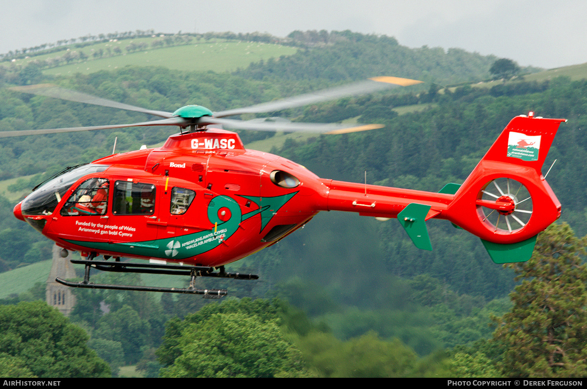 Aircraft Photo of G-WASC | Eurocopter EC-135T-2+ | Wales Air Ambulance | AirHistory.net #667108