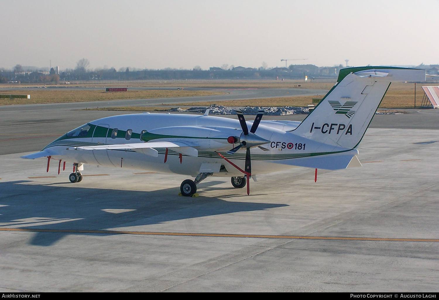 Aircraft Photo of I-CFPA | Piaggio P-180 Avanti | Italy - Corpo Forestale (CFS) | AirHistory.net #667112