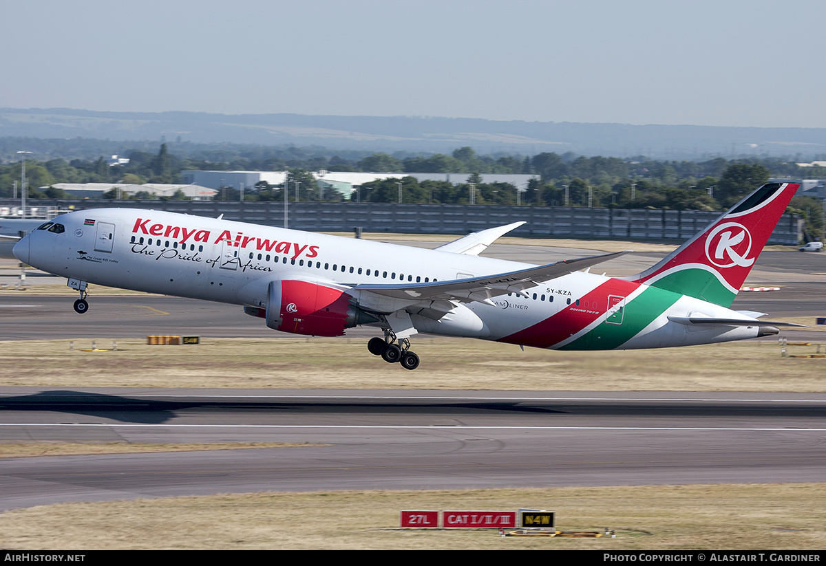 Aircraft Photo of 5Y-KZA | Boeing 787-8 Dreamliner | Kenya Airways | AirHistory.net #667144