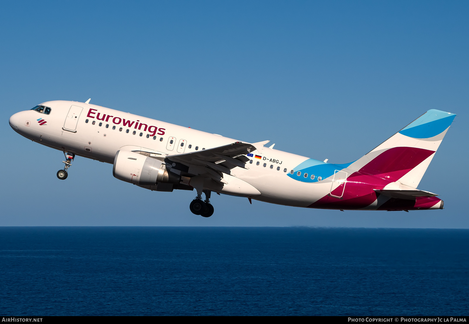 Aircraft Photo of D-ABGJ | Airbus A319-112 | Eurowings | AirHistory.net #667154