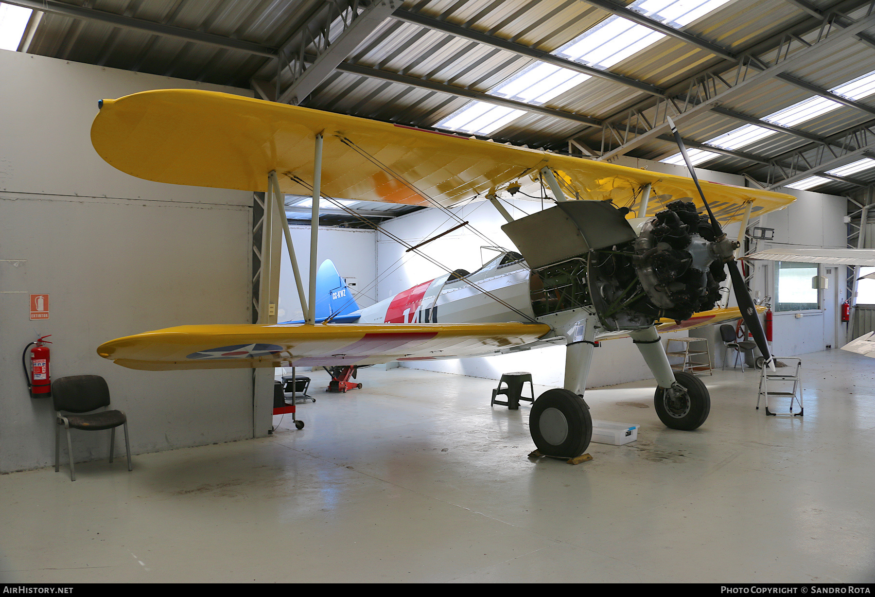 Aircraft Photo of CC-KWZ / 140 | Stearman PT-17 Kaydet (A75N1) | USA - Navy | AirHistory.net #667170