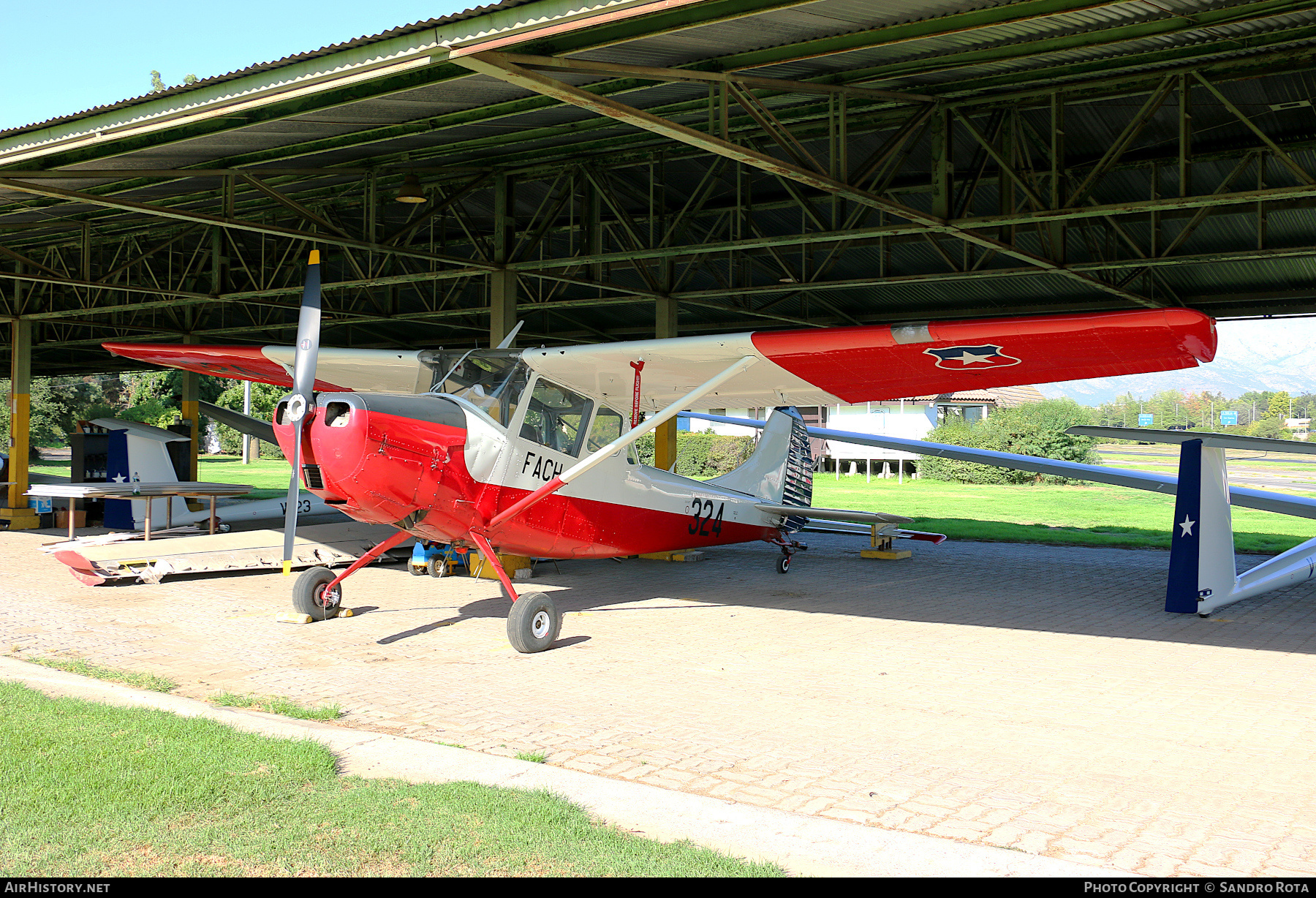 Aircraft Photo of 324 | Cessna L-19A/IT Bird Dog | Chile - Air Force | AirHistory.net #667172