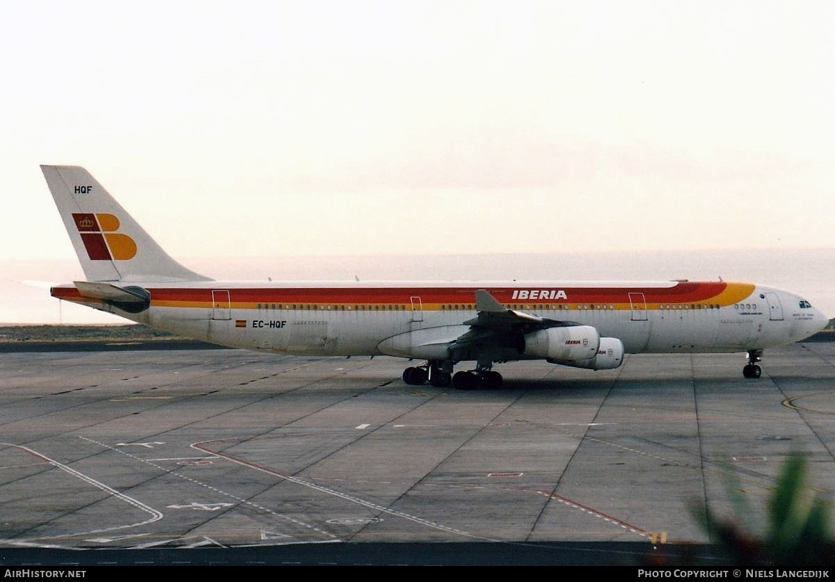 Aircraft Photo of EC-HQF | Airbus A340-313 | Iberia | AirHistory.net #667199