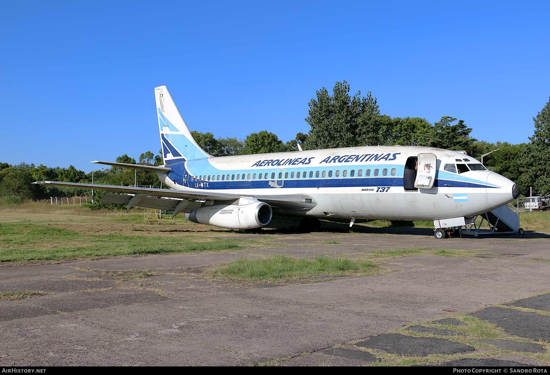 Aircraft Photo of LV-WTX | Boeing 737-281/Adv | Aerolíneas Argentinas | AirHistory.net #667208