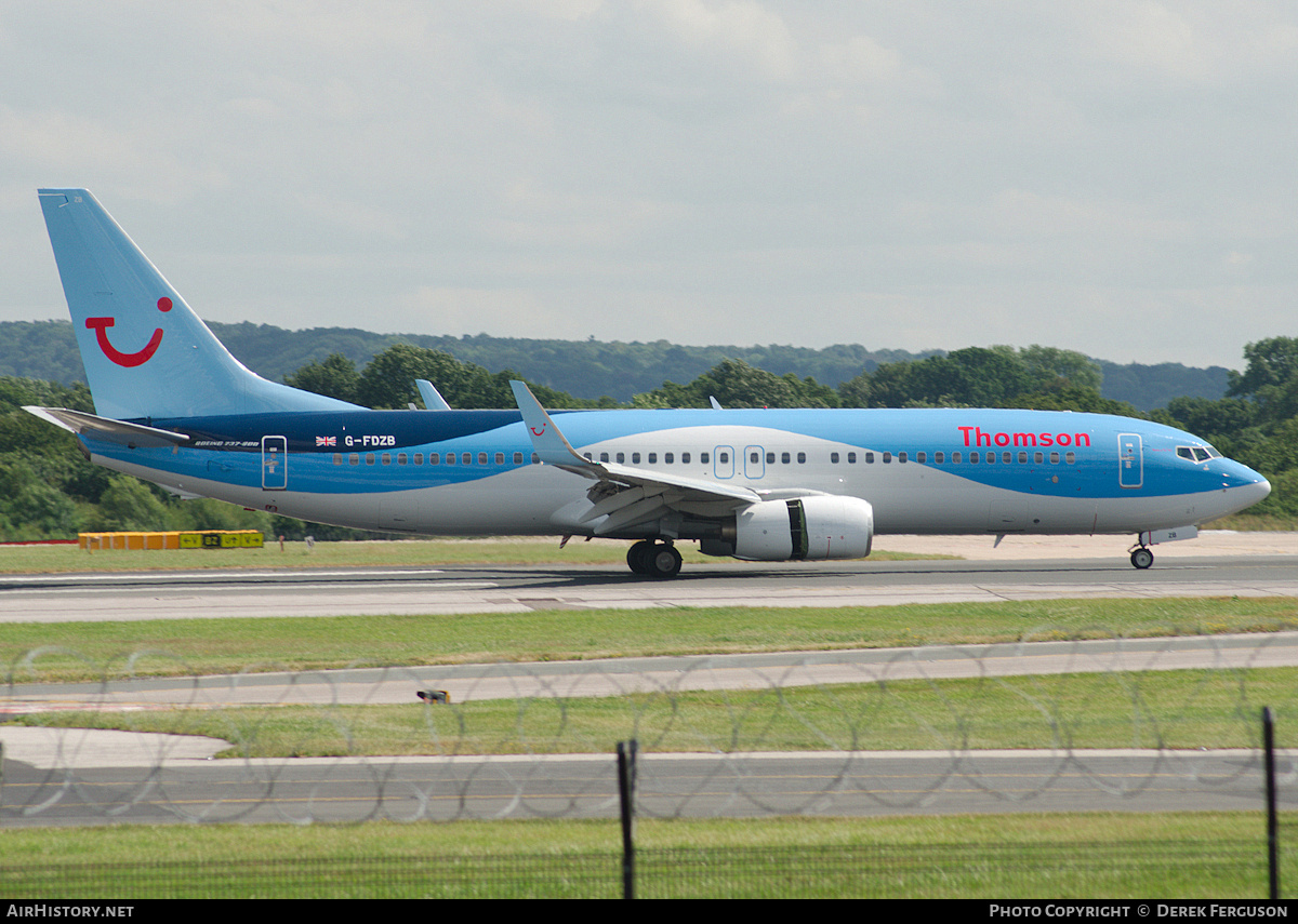 Aircraft Photo of G-FDZB | Boeing 737-8AS | Thomsonfly | AirHistory.net #667214