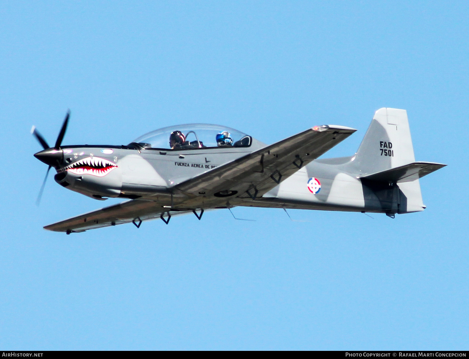 Aircraft Photo of 7501 / FAD 7501 | Flying Legend TP-75 Dulus | Dominican Republic - Air Force | AirHistory.net #667216