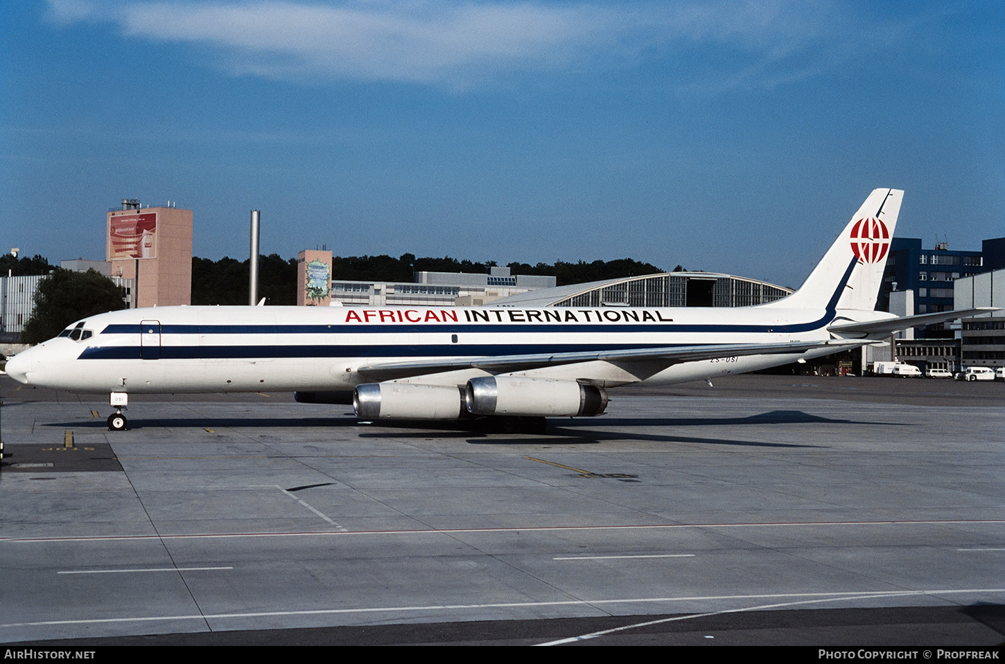 Aircraft Photo of ZS-OSI | McDonnell Douglas DC-8-62(F) | African International Airways | AirHistory.net #667236