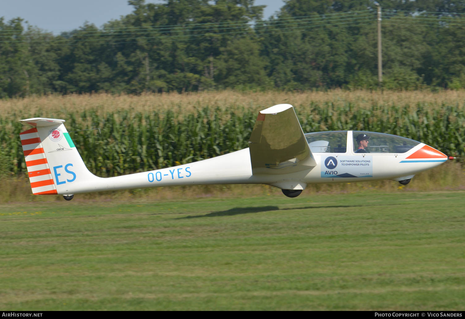 Aircraft Photo of OO-YES | Grob G-103 Twin Astir II | AirHistory.net #667250