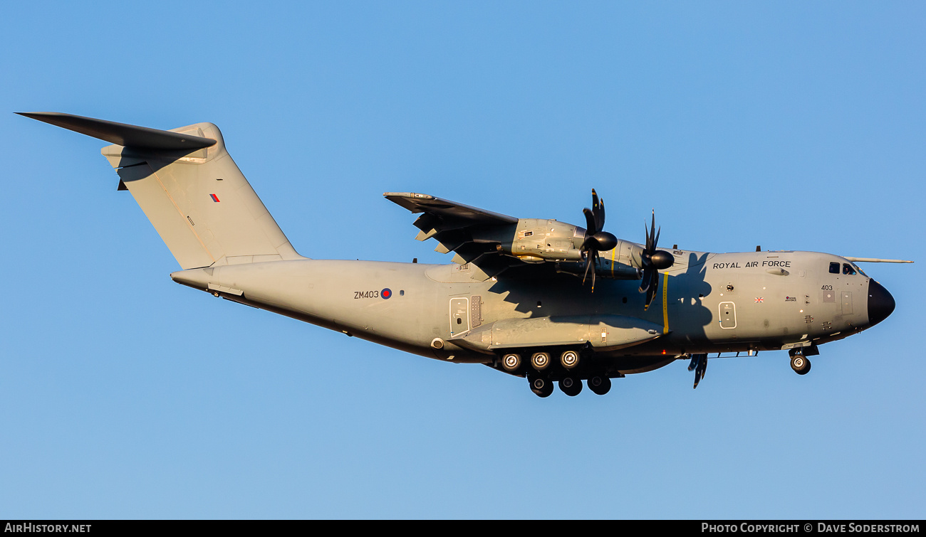 Aircraft Photo of ZM403 | Airbus A400M Atlas C1 | UK - Air Force | AirHistory.net #667255