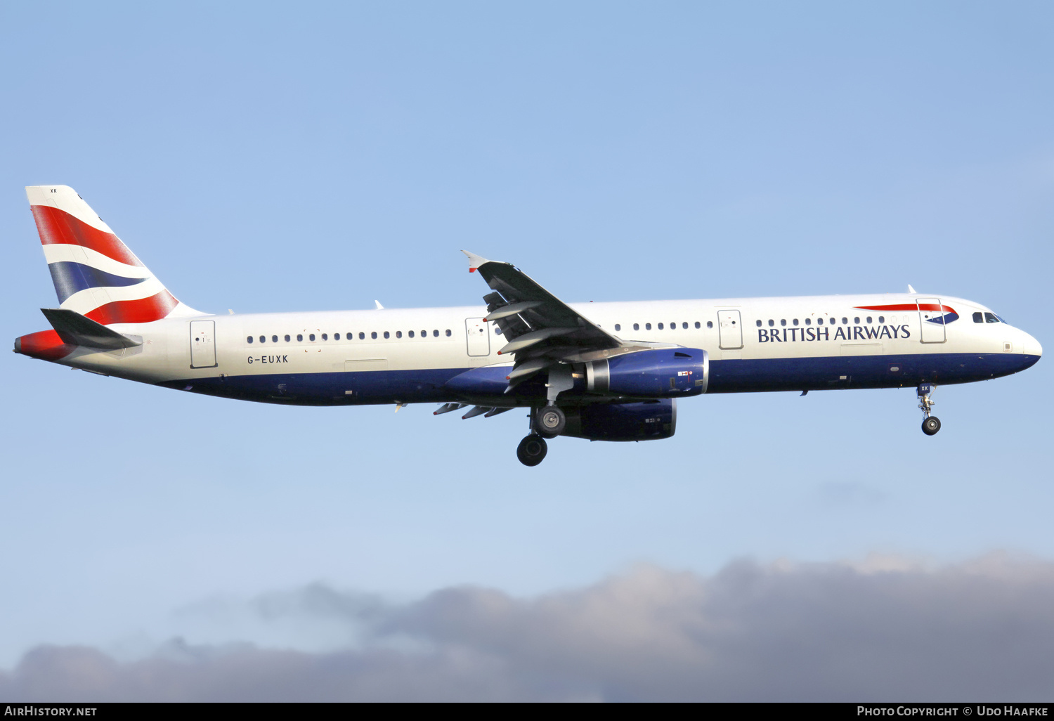 Aircraft Photo of G-EUXK | Airbus A321-231 | British Airways | AirHistory.net #667265