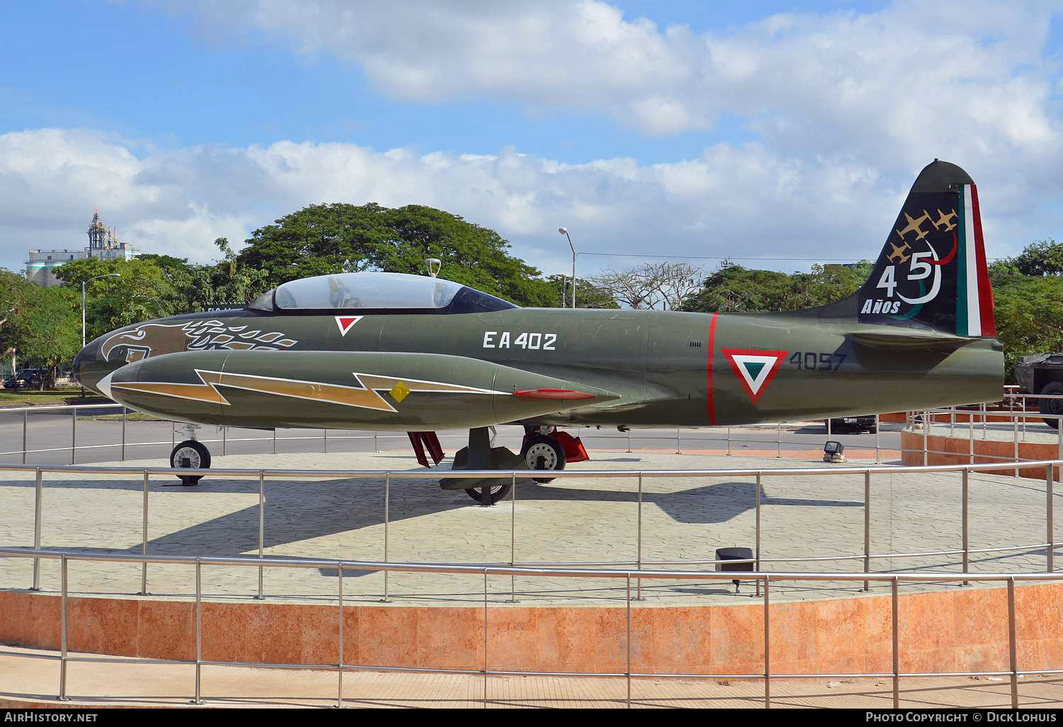 Aircraft Photo of 4057 | Lockheed T-33A | Mexico - Air Force | AirHistory.net #667271