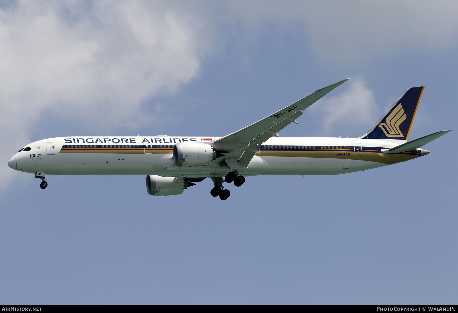 Aircraft Photo of 9V-SCP | Boeing 787-10 Dreamliner | Singapore Airlines | AirHistory.net #667283
