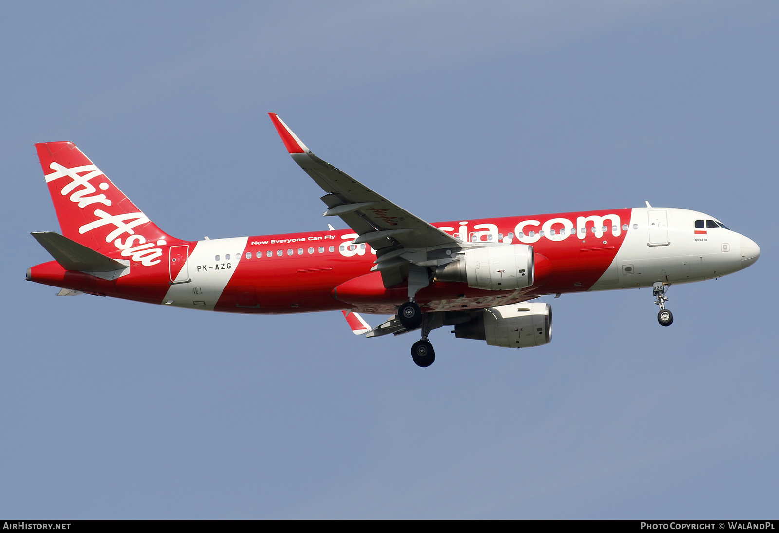 Aircraft Photo of PK-AZG | Airbus A320-216 | AirAsia | AirHistory.net #667285