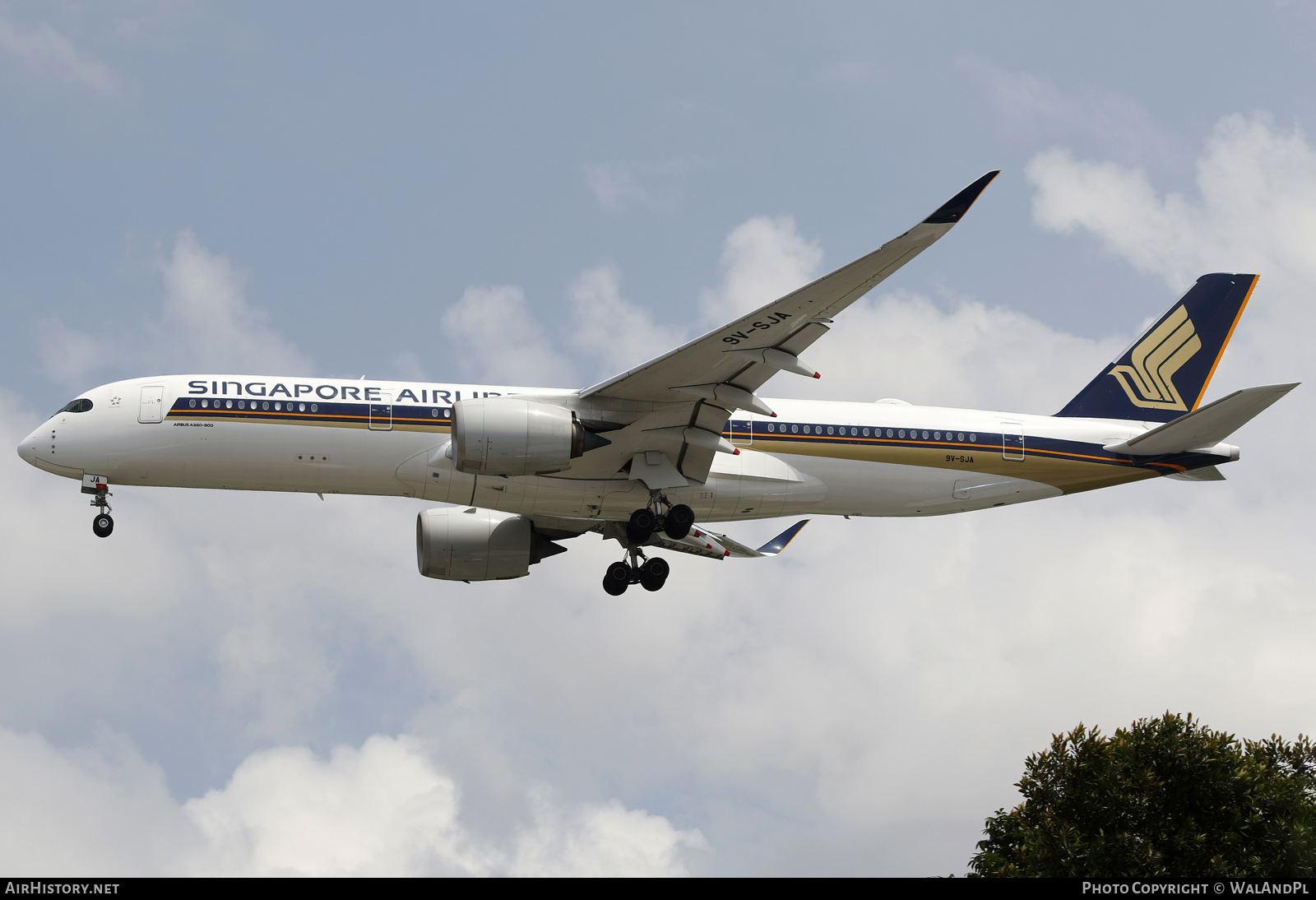 Aircraft Photo of 9V-SJA | Airbus A350-941 | Singapore Airlines | AirHistory.net #667303