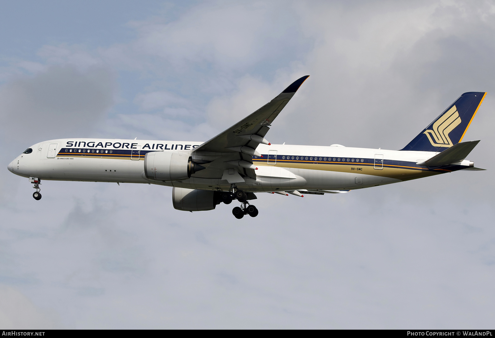 Aircraft Photo of 9V-SMC | Airbus A350-941 | Singapore Airlines | AirHistory.net #667306
