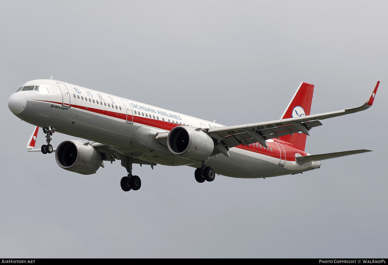 Aircraft Photo of B-1055 | Airbus A321-271N | Sichuan Airlines | AirHistory.net #667312