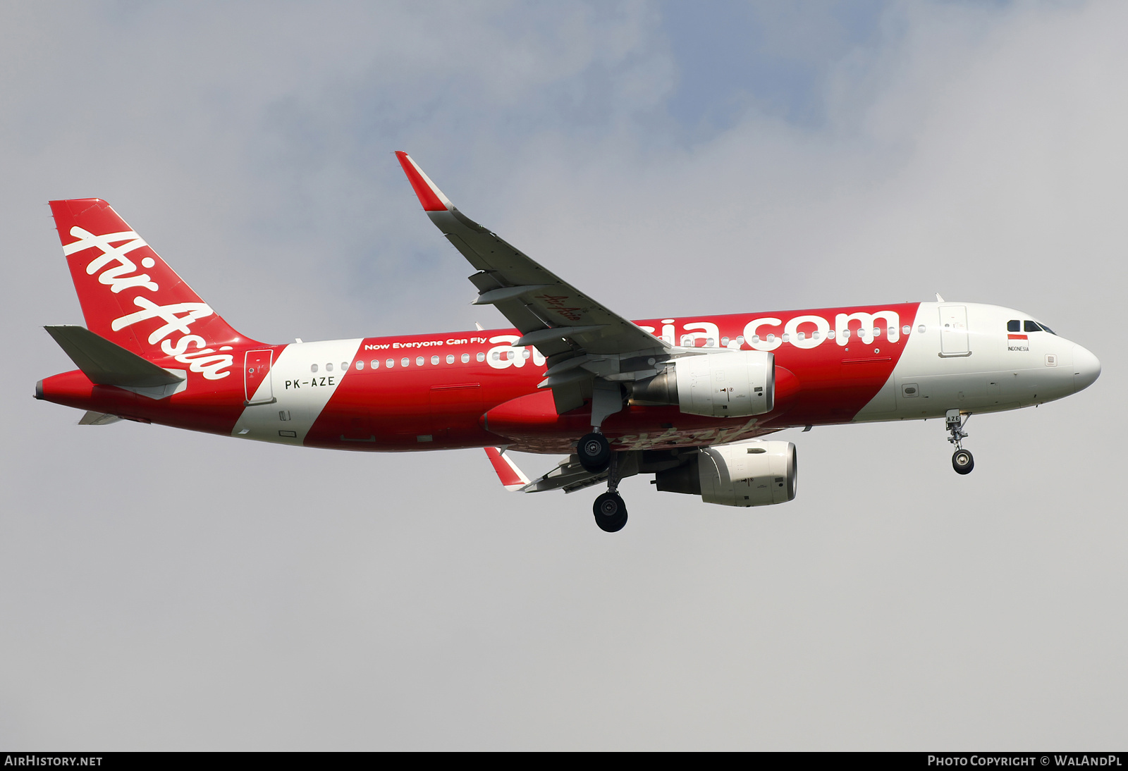 Aircraft Photo of PK-AZE | Airbus A320-216 | AirAsia | AirHistory.net #667314