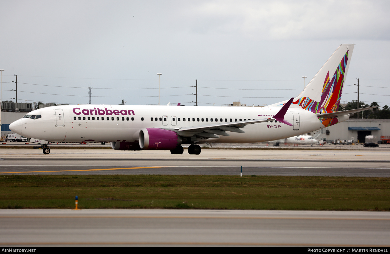 Aircraft Photo of 9Y-GUY | Boeing 737-8 Max 8 | Caribbean Airlines | AirHistory.net #667333