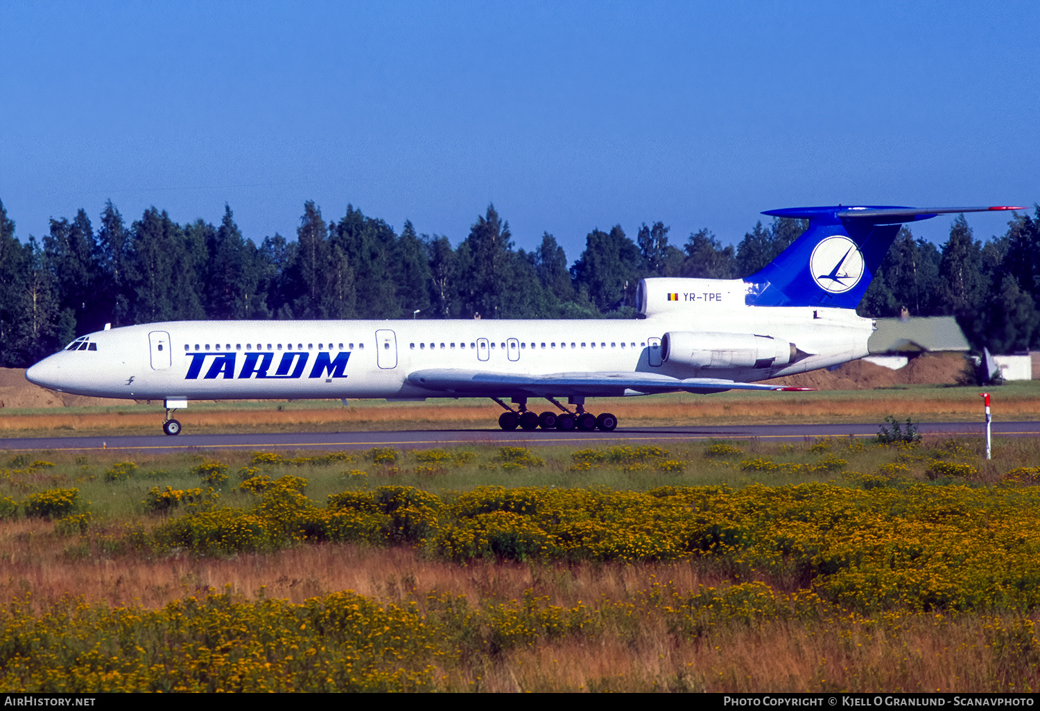 Aircraft Photo of YR-TPE | Tupolev Tu-154B | TAROM - Transporturile Aeriene Române | AirHistory.net #667347