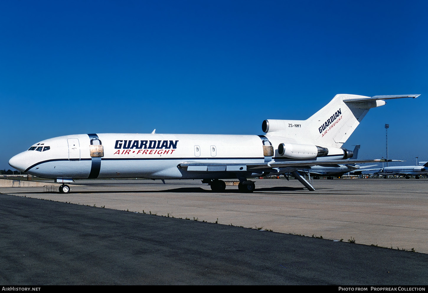 Aircraft Photo of ZS-NMY | Boeing 727-23 | Guardian Air Freight | AirHistory.net #667352