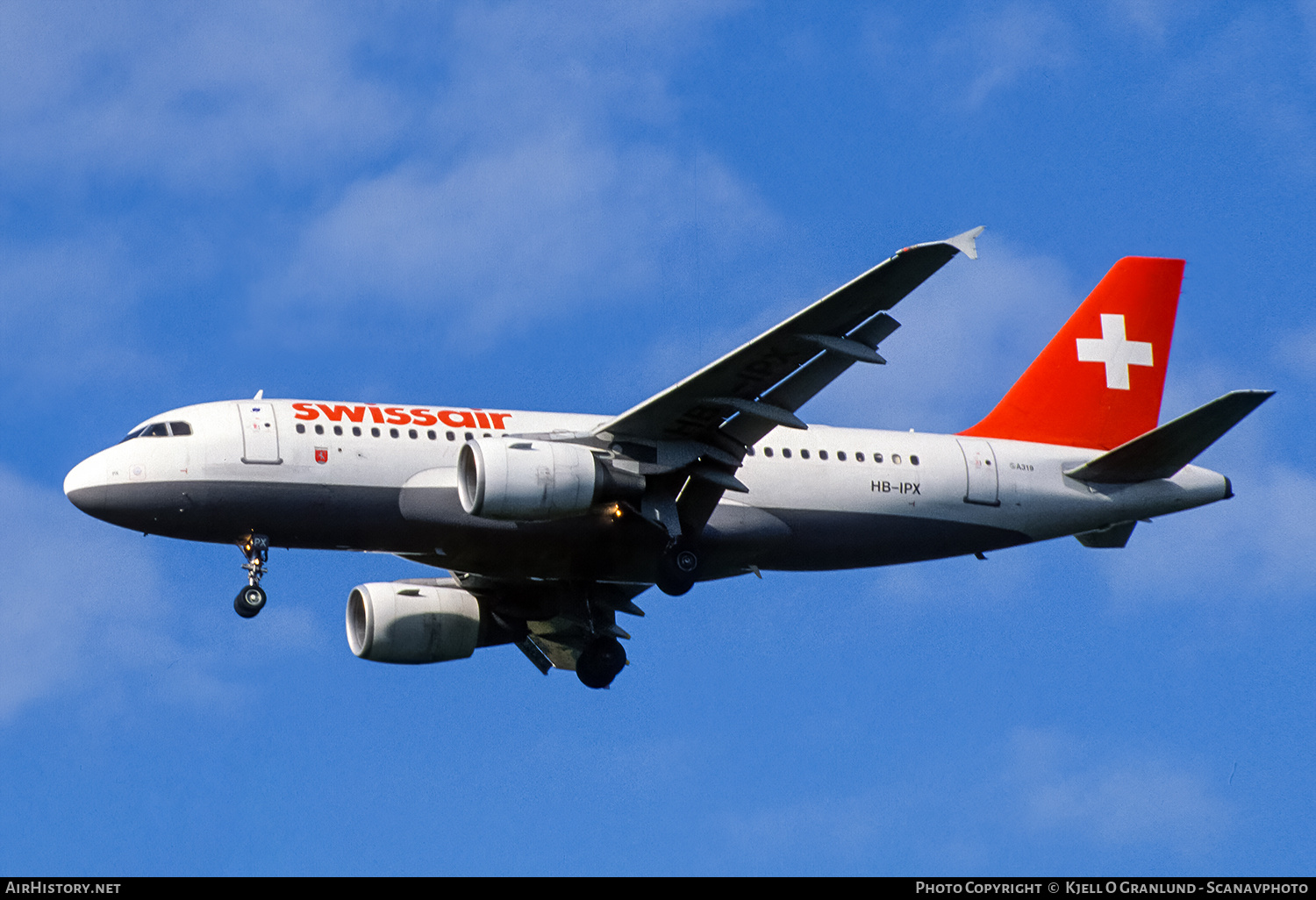 Aircraft Photo of HB-IPX | Airbus A319-112 | Swissair | AirHistory.net #667356