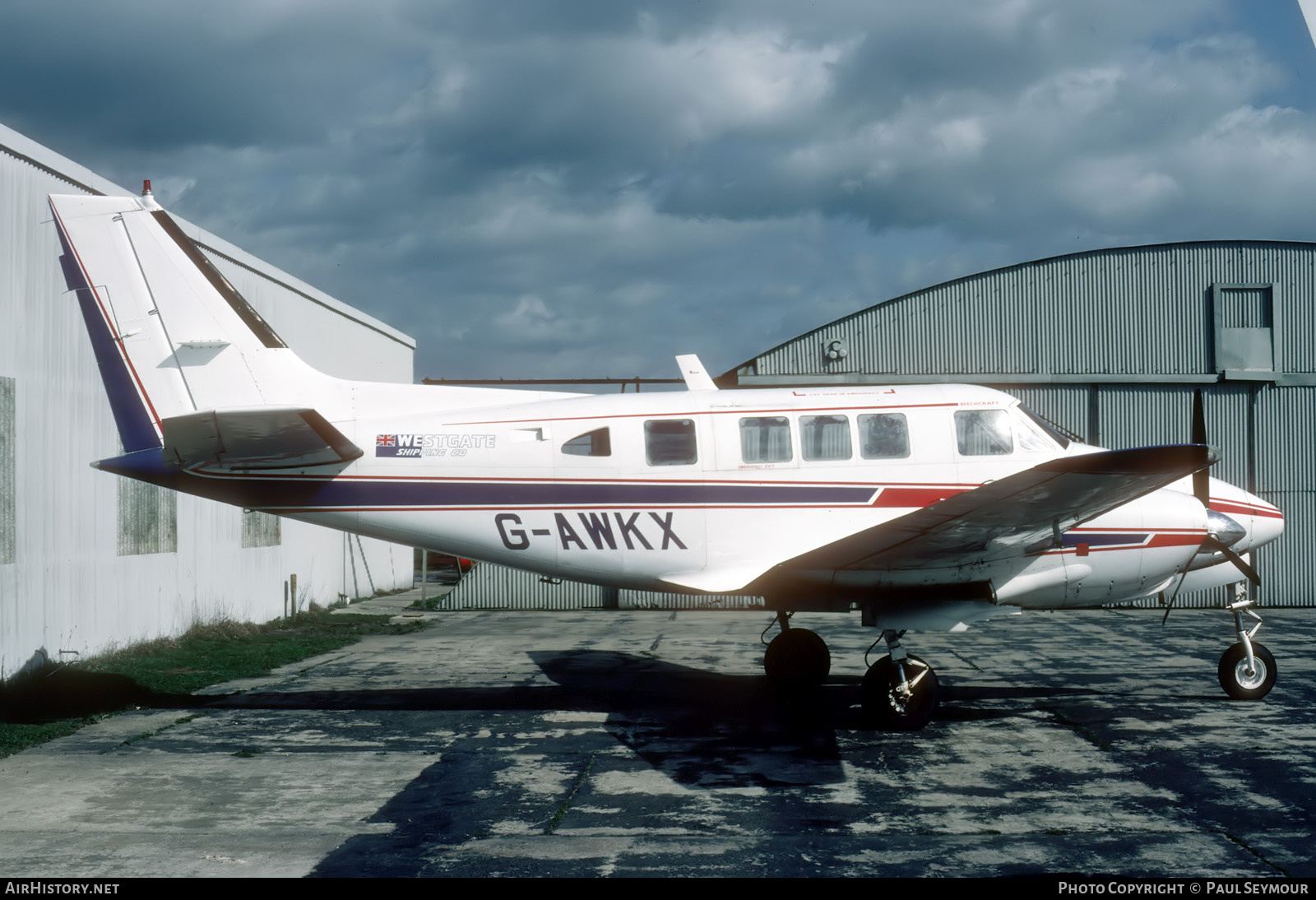 Aircraft Photo of G-AWKX | Beech A65 Queen Air | Westgate Shipping | AirHistory.net #667357