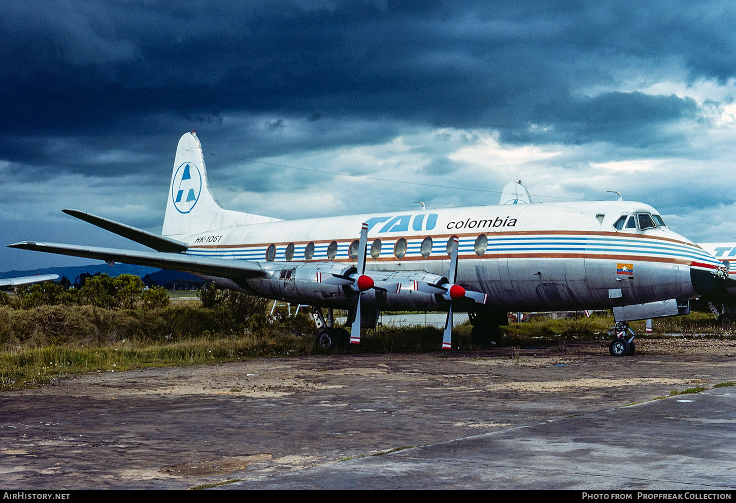 Aircraft Photo of HK-1061 | Vickers 785D Viscount | Aerolíneas TAO | AirHistory.net #667365