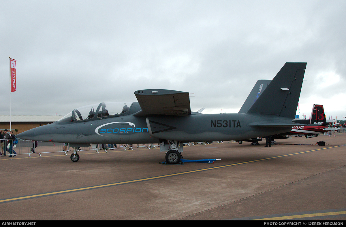 Aircraft Photo of N531TA | Cessna E530 Scorpion | Textron AirLand | AirHistory.net #667378