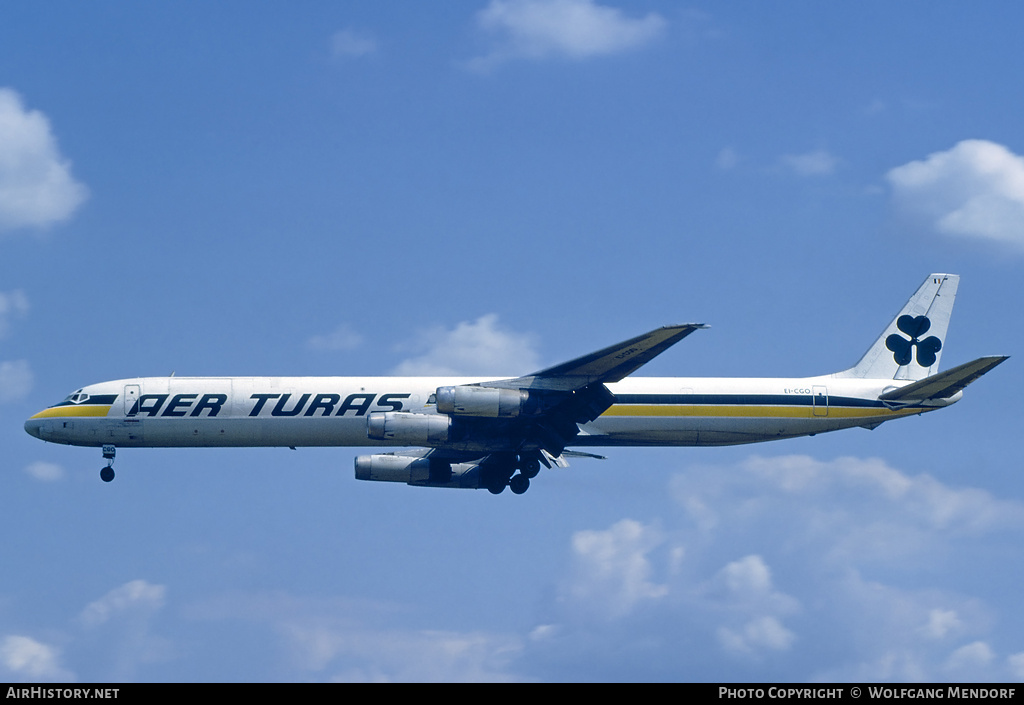 Aircraft Photo of EI-CGO | McDonnell Douglas DC-8-63(F) | Aer Turas | AirHistory.net #667420