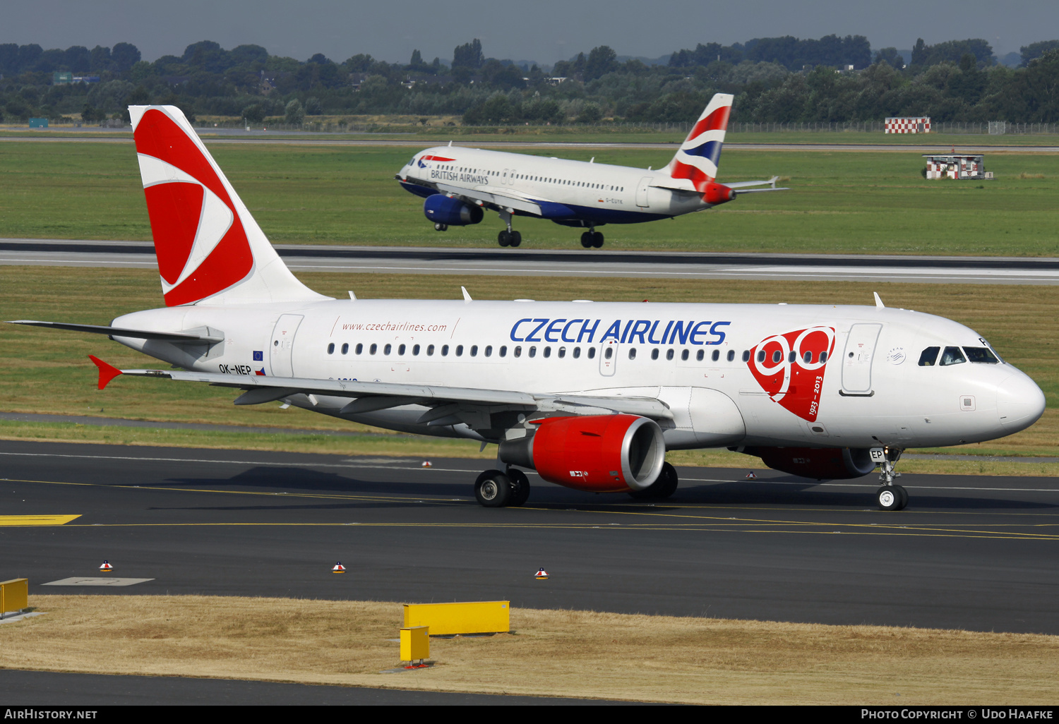 Aircraft Photo of OK-NEP | Airbus A319-112 | ČSA - Czech Airlines | AirHistory.net #667437