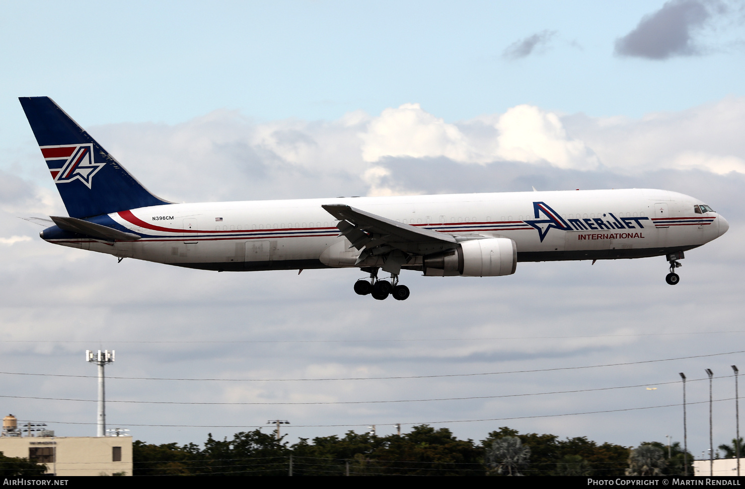 Aircraft Photo of N396CM | Boeing 767-323/ER(BDSF) | Amerijet International | AirHistory.net #667441