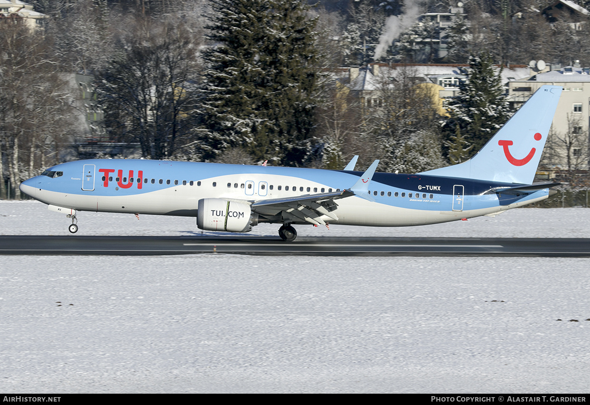 Aircraft Photo of G-TUMX | Boeing 737-8 Max 8 | TUI | AirHistory.net #667457