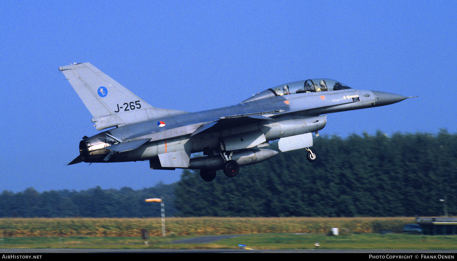 Aircraft Photo of J-265 | General Dynamics F-16B Fighting Falcon | Netherlands - Air Force | AirHistory.net #667463
