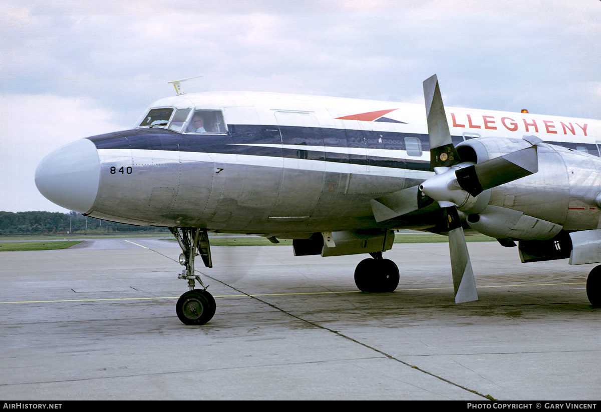 Aircraft Photo of N5840 | Convair 580 | Allegheny Airlines | AirHistory.net #667464